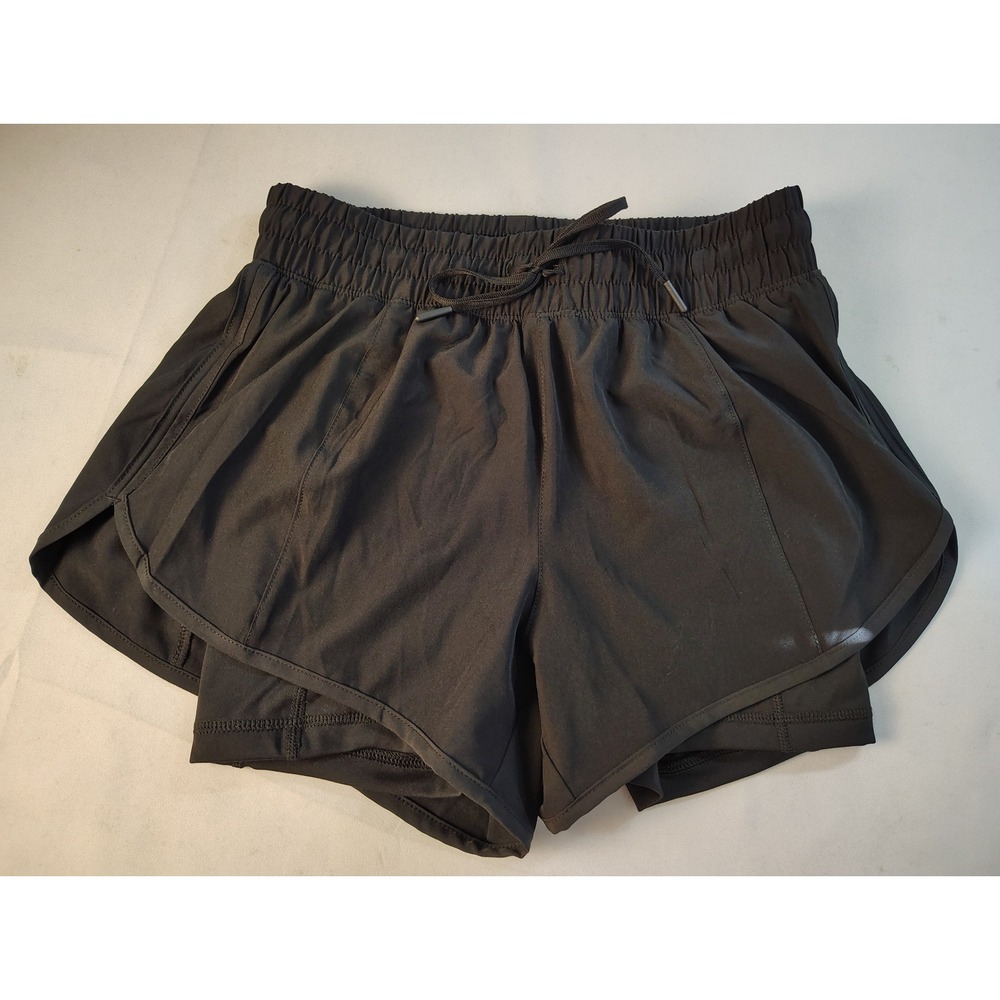 90 Degree by Reflex Lightstreme Alpine 2 in 1 Shorts Black Womens XS‎ RN 144527